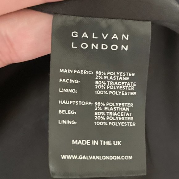 Gorgeous Vintage Galvan London Black Sequin Tie Front Jacket - Picture 3 of 6